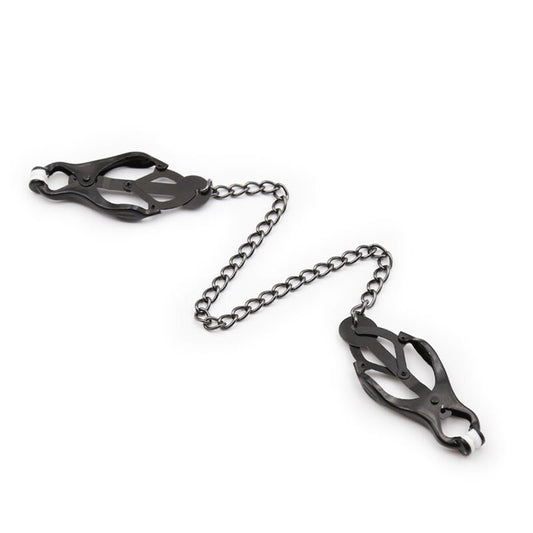 OHMAMA FETISH - JAPANESE Nipple Clamps WITH BLACK CHAIN