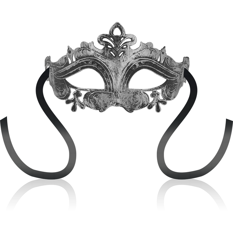 OHMAMA - MASKS VENETIAN STYLE SILVER MASK