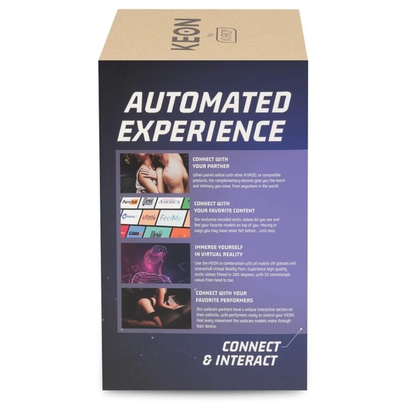 KIIROO - KEON + FEEL NICOLETTE SHEA STROKER + AQUA GRADE LUBRICANT 50ML 