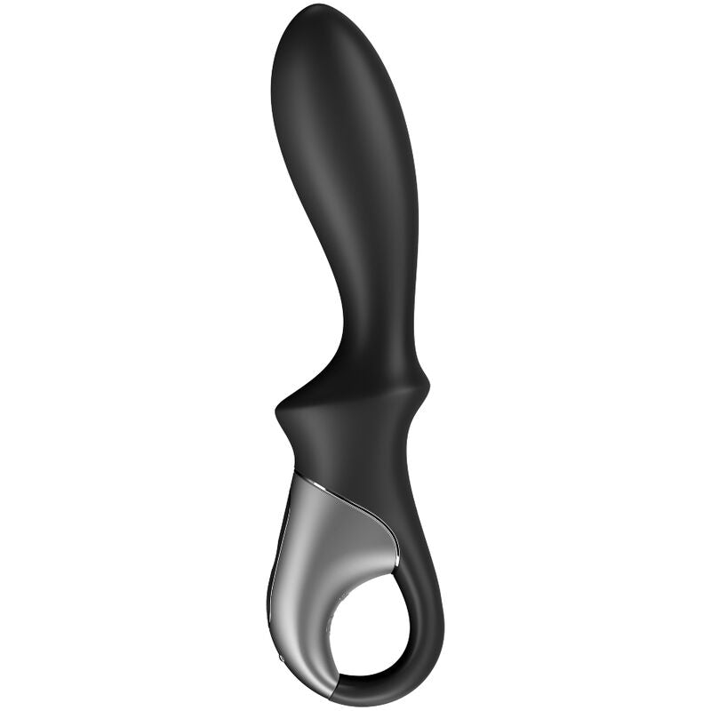 SATISFYER - HEAT CLIMAX BLACK ANAL VIBRATOR APP