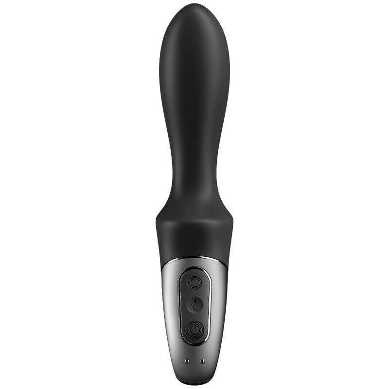 SATISFYER - HEAT CLIMAX BLACK ANAL VIBRATOR APP