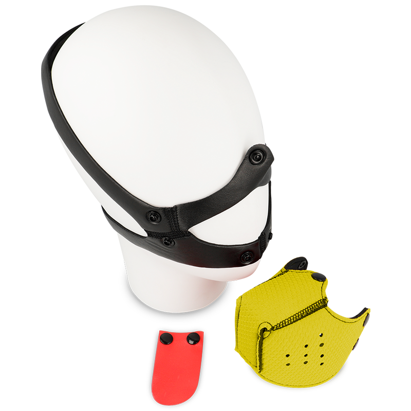 OHMAMA FETISH DOG Muzzle - Yellow
