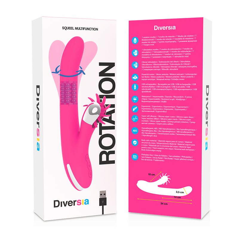 DIVERSIA - ROTATING RABBIT 24 CM