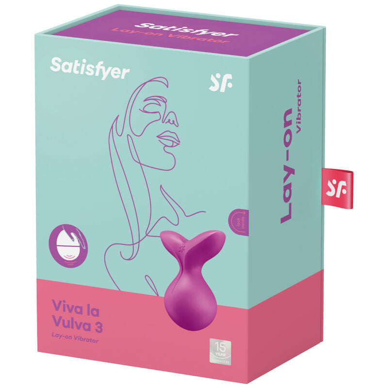 SATISFYER - VIVA LA VULVA 3 PURPLE POSER VIBRATOR
