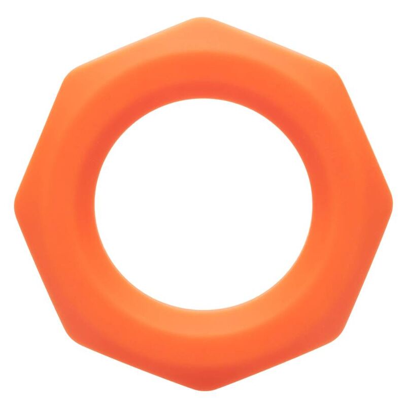 CALEXOTICS - ORANGE ALPHA SEXAGON RING