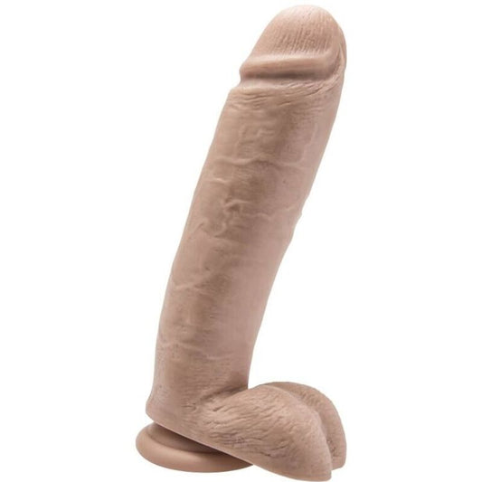 GET REAL - 25.5 CM DILDO WITH SKIN BEADS