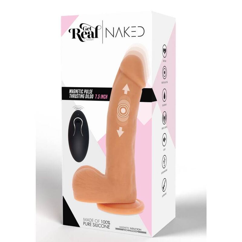 GET REAL - CONFIDENT DILDO SKIN MAGNETIC IMPULSE