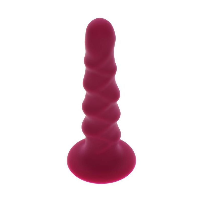 GET REAL - 12 CM RIBBED DONG RED