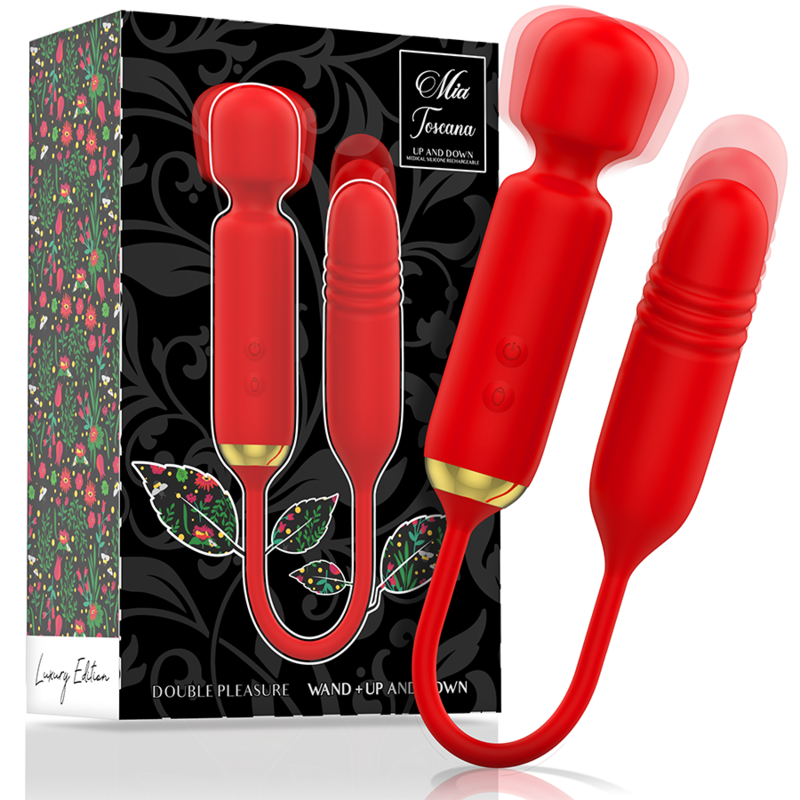 MIA - TOSCANA DOUBLE PLEASURE WAND + TOP AND BOTTOM