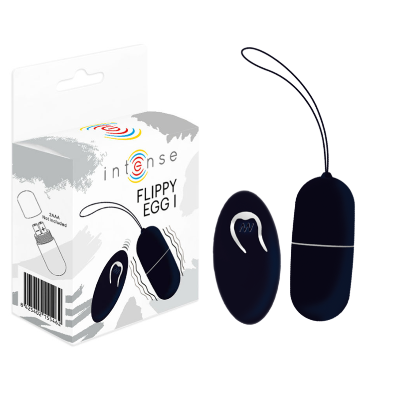 INTENSE - FLIPPY VIBRATING EGG I WITH BLACK REMOTE CONTROL