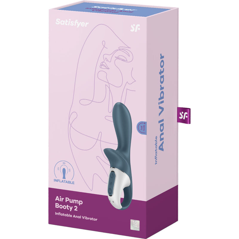 SATISFYER - AIR BOOTY 2 PUMP DARK GREY