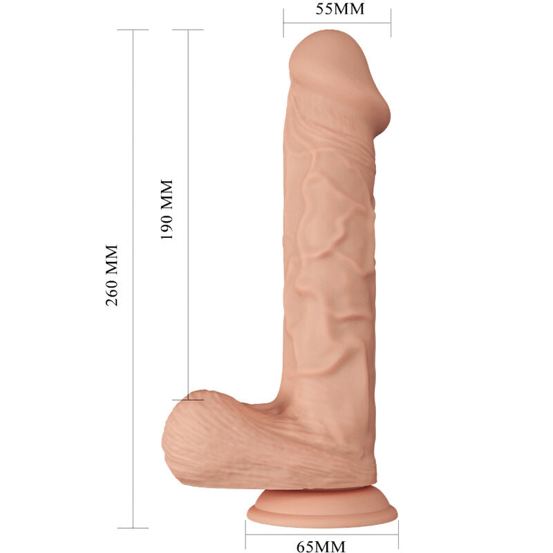 BAILE - BELLE ENCOUNTER BERGRISI FLEXIBLE REALISTIC DILDO 26 CM NATURAL