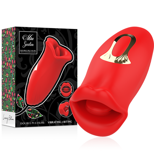 MIA - SICILIA DOUBLE VIBRATING + BITE PLEASURE