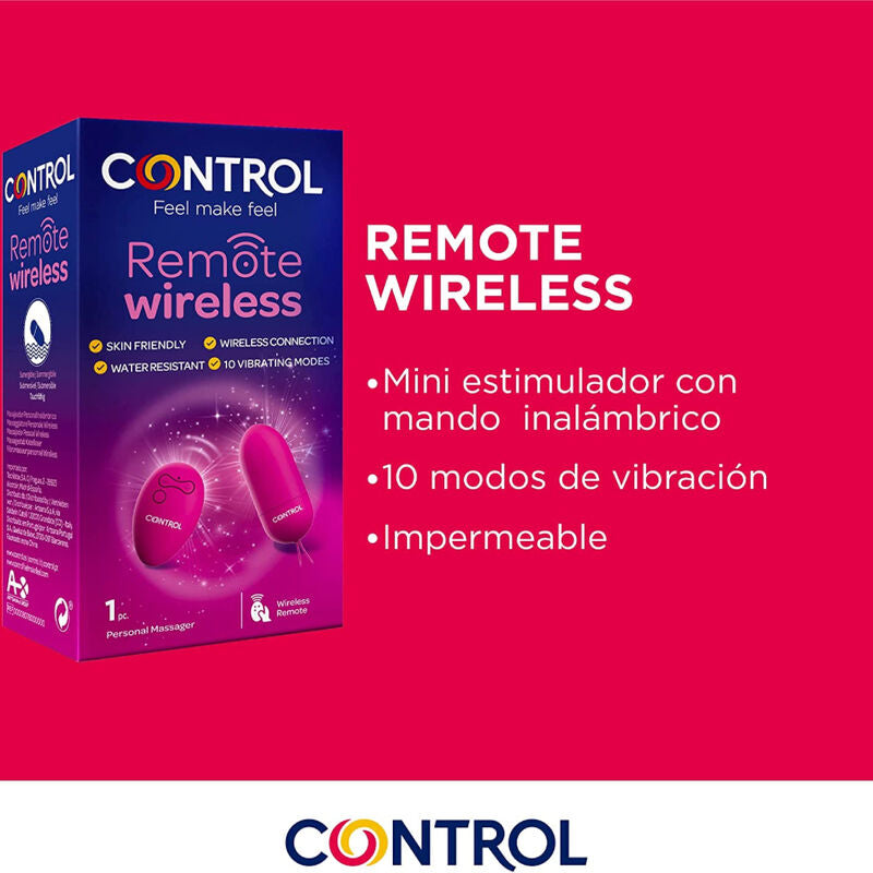 CONTROL - WIRELESS REMOTE CONTROL FOR THE PERSONAL MASSAGER