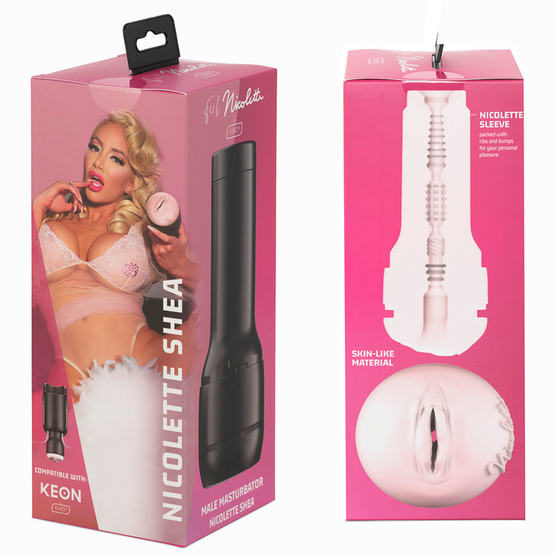 KIIROO - KEON + FEEL NICOLETTE SHEA STROKER + AQUA GRADE LUBRICANT 50ML 