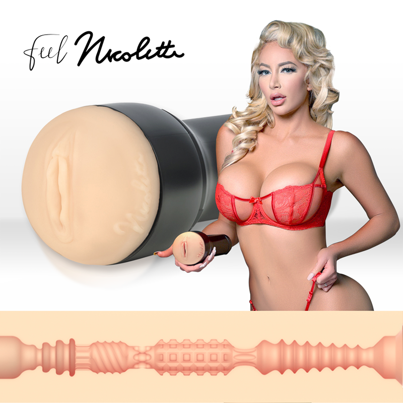 KIIROO - KEON + FEEL NICOLETTE SHEA STROKER + AQUA GRADE LUBRICANT 50ML 
