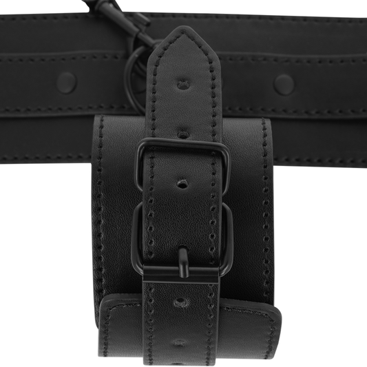 INTENSE - FETISH VEGAN LEATHER ANKLE GUARDS