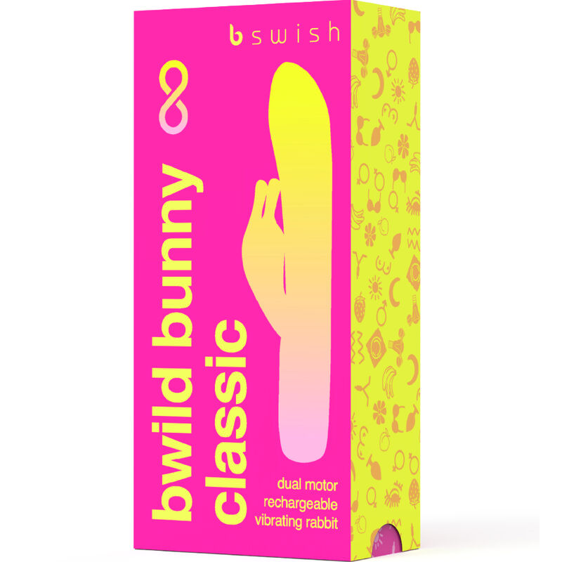 B SWISH - CLASSIC RECHARGEABLE VIBRATOR BWILD BUNNY INFINITE SILICONE PINK