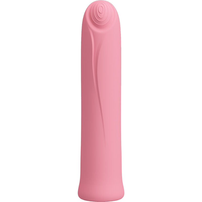 PRETTY LOVE - CURTIS MINI SUPER POWER VIBRATOR 12 VIBRATIONS IN PINK SILICONE