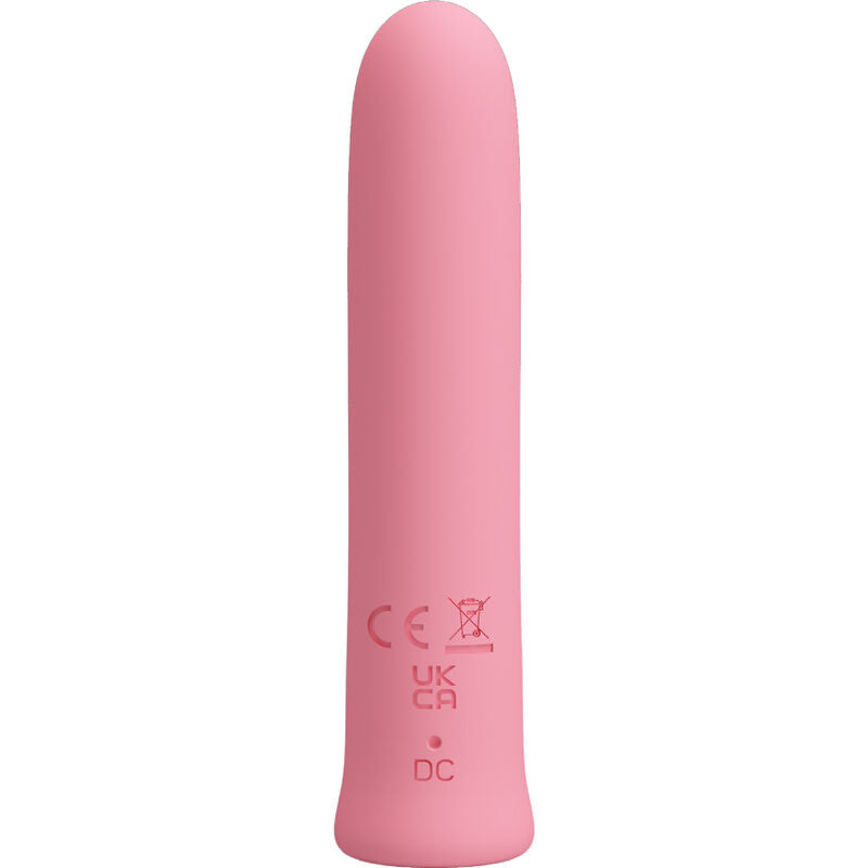 PRETTY LOVE - CURTIS MINI SUPER POWER VIBRATOR 12 VIBRATIONS IN PINK SILICONE
