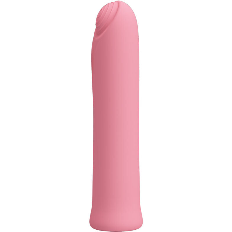 PRETTY LOVE - CURTIS MINI SUPER POWER VIBRATOR 12 VIBRATIONS IN PINK SILICONE