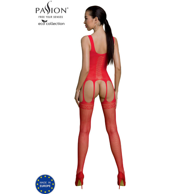 PASSION - BODYSTOCKING ECO COLLECTION ECO BS007 BLACK