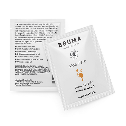 BRUMA - GEL GLISSANT À L''ALOE VERA SAVEUR PINA COLADA 6 ML