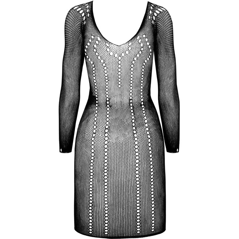 PASSION - BS101 BLACK BODYSTOCKING ONE SIZE