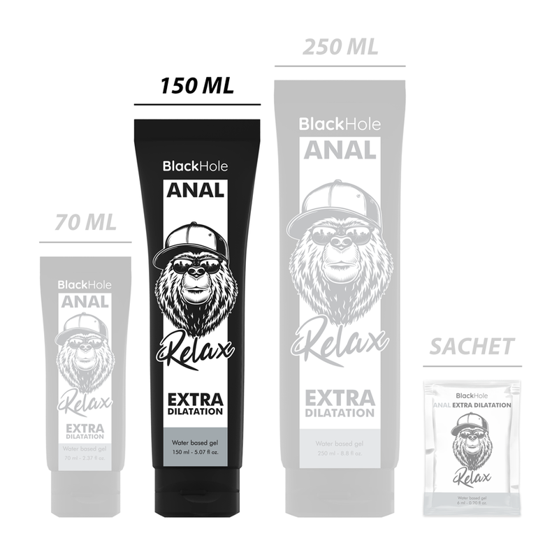 BLACK HOLE - WATER-BASED ANAL DILATION GEL 150 ML