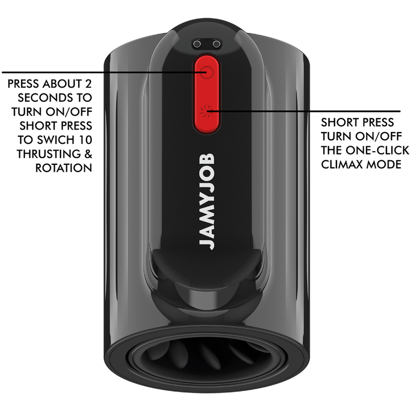 JAMYJOB - VORTEX AND ROTATION MASTURBATOR TECH TURBO MODE