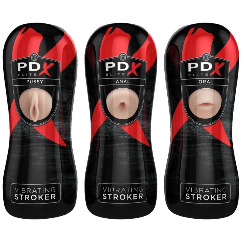 PDX ELITE - 12-PACK RUNNER SET: 6X VAGINA, 3X ANO, 3X MOUTH