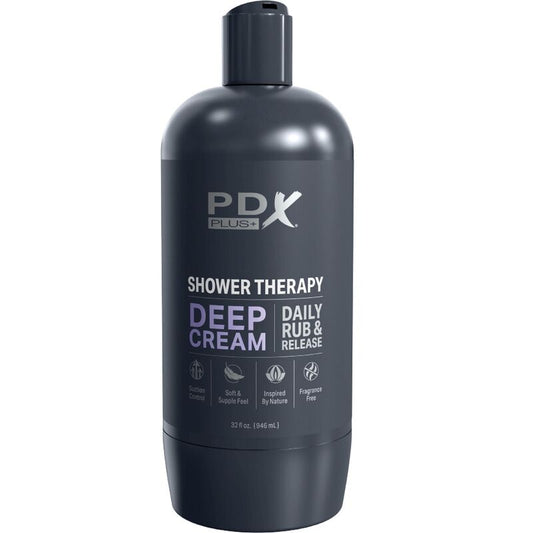 PDX PLUS - MASTURBADOR DISCRETO STROKER CHAMPÚ EN CREMA PROFUNDA DISEÑO DE BOTELLA
