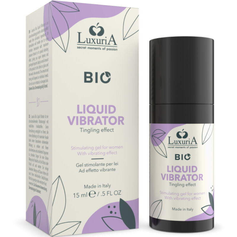 INTIMATELINE LUXURIA - ORGANIC STIMULATING GEL FOR ITS VIBRATING EFFECT 15 ML
