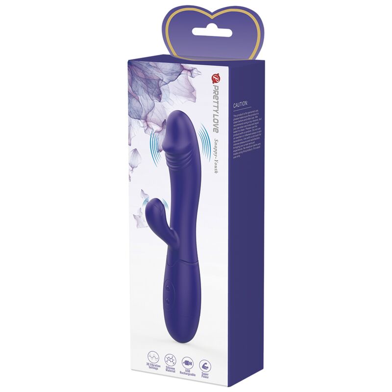 PRETTY LOVE - SNAPPY YOUTH VIBRATOR &amp; G-SPOT STIMULATOR PURPLE