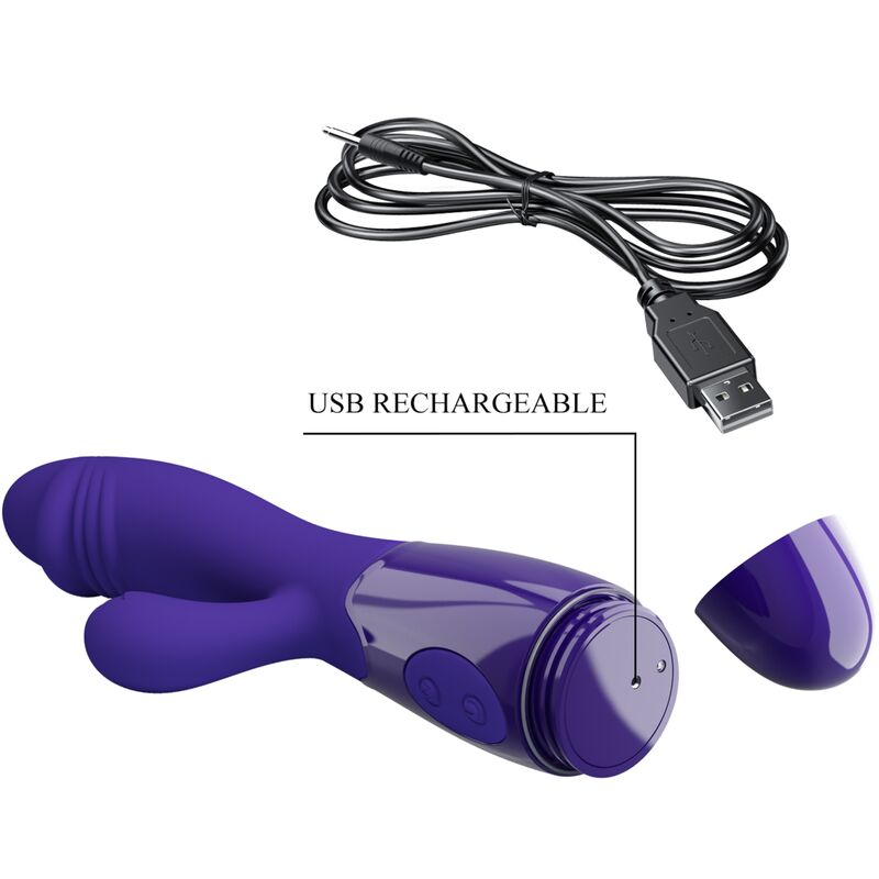PRETTY LOVE - SNAPPY YOUTH VIBRATOR &amp; G-SPOT STIMULATOR PURPLE