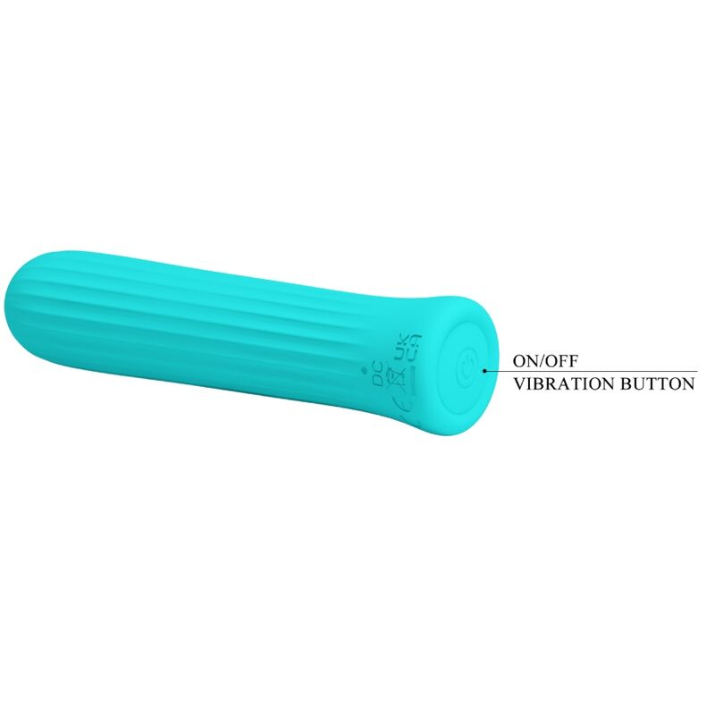 PRETTY LOVE - WHITE VIBRATOR STIMULATOR BLUE