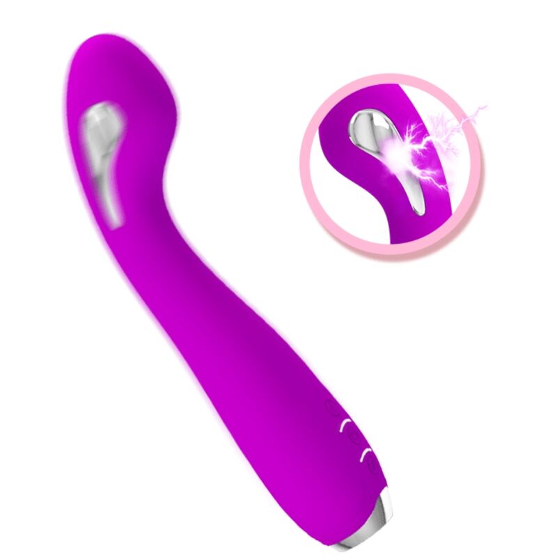 PRETTY LOVE - RECHARGEABLE ELECTROSHOCK VIBRATOR HECTOR - WATERPROOF PURPLE