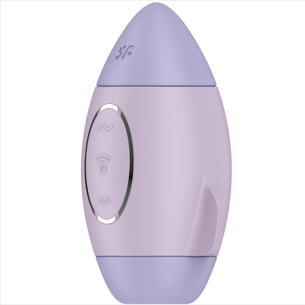 SATISFYER - MISSION CONTROL SMALL DOUBLE PULSE VIBRATOR LILAC