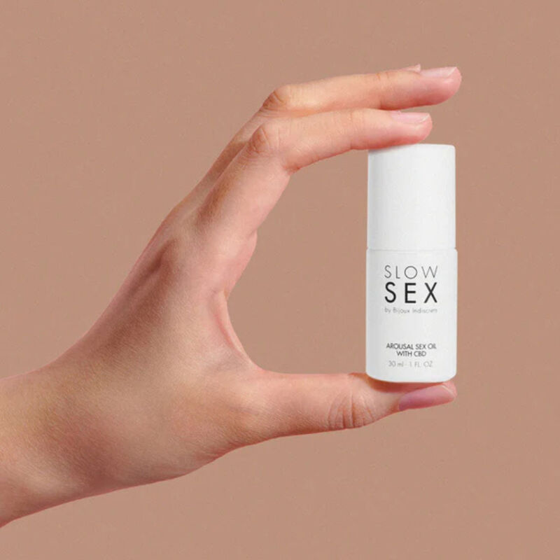 JOYERÍA - ACEITE DE MASAJE SEXUAL SLOW SEX CBD 30ML