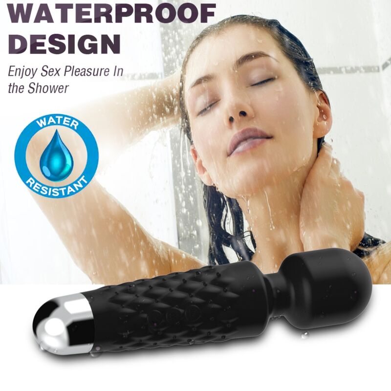 ARMONY - POSTMAN MASSAGER AND VIBRATOR SUPER FLEXIBLE HEAD BLACK