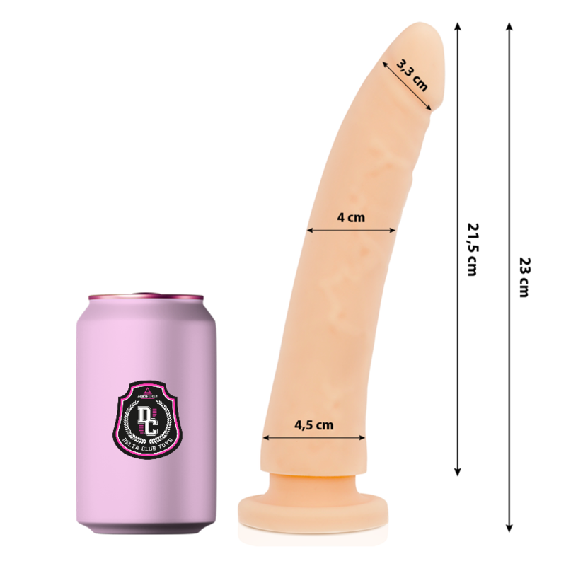 DELTA CLUB - TOYS NATURAL MEDICAL SILICONE DILDO 23 CM -O- 4.5 CM
