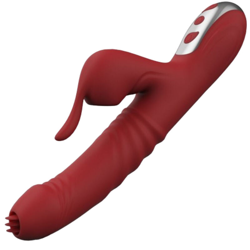 ARMONY - VIBRATEUR ET SUÇON SUCK AVEC LANGUE STIMULANTE BOURGOGNE