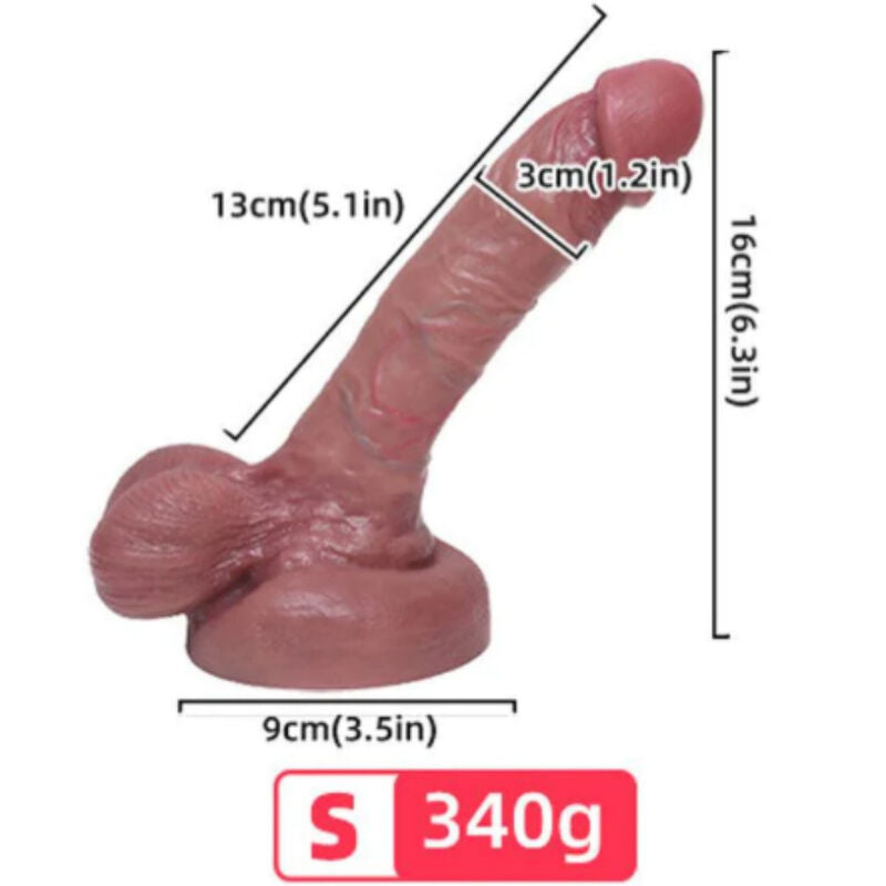 ARMONY - 13 CM REALISTIC LIQUID SILICONE DILDO