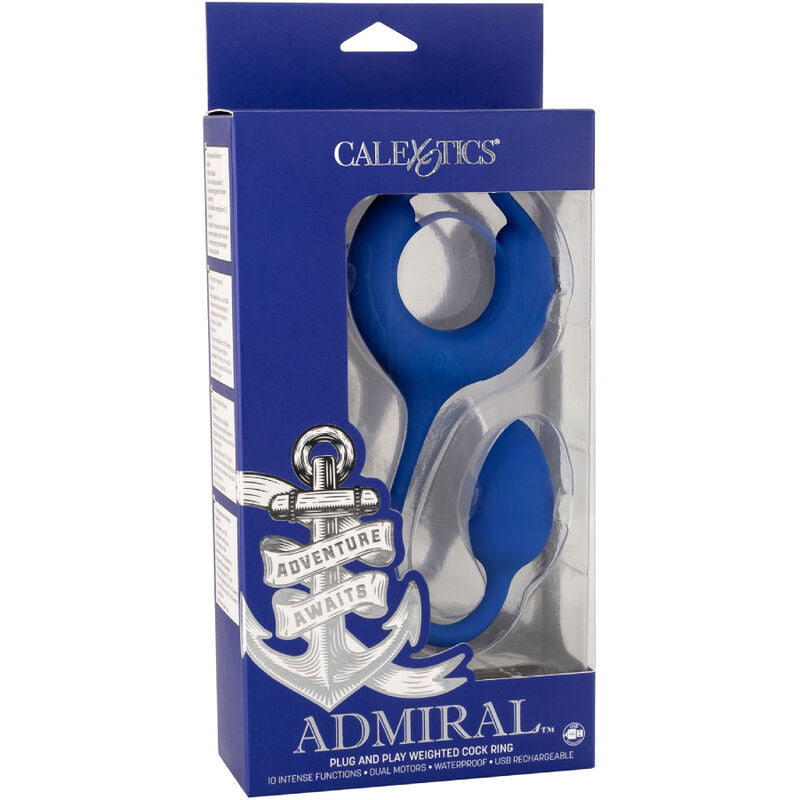 CALEXOTICS - ADMIRAL BLUE WEIGHTED COCK RING