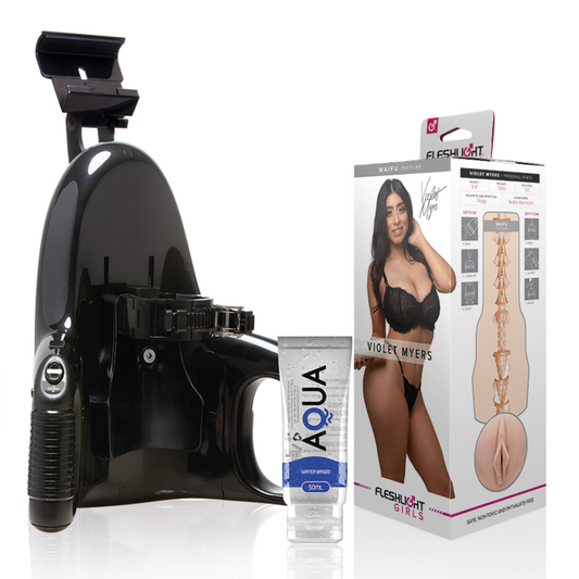 FLESHLIGHT - VIOLET MYERS WAIFU + UNIVERSAL LAUNCH + AQUA GRADE LUBRICANT 50ML