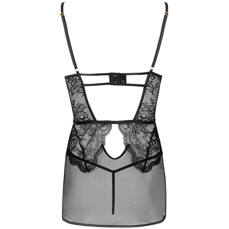 LIVCO CORSETTI FASHION - CAMISA + BRAGUITA BARIRIN LC 90633 NEGRO