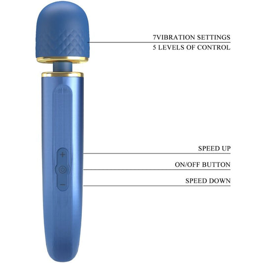 PRETTY LOVE - 7 VIBRATION MODES BLUE MASSAGER