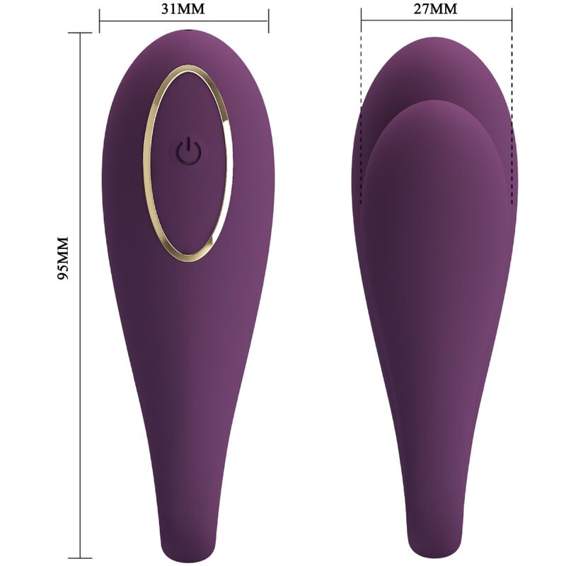 PRETTY LOVE - AUGUST DOUBLE PLEASURE GLOBAL DISTANCE VIBRATOR