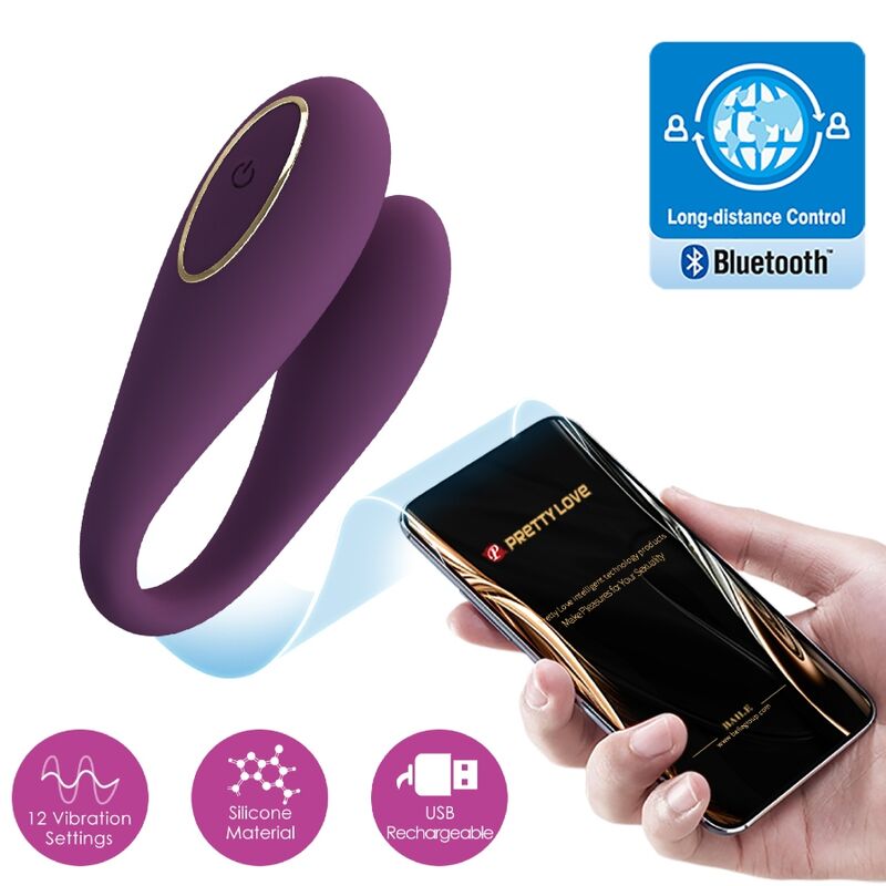 PRETTY LOVE - AUGUST DOUBLE PLEASURE GLOBAL DISTANCE VIBRATOR