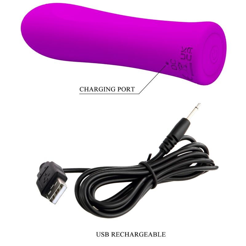 PRETTY LOVE - ALFREDA SUPER POWERFUL VIBRATOR PURPLE